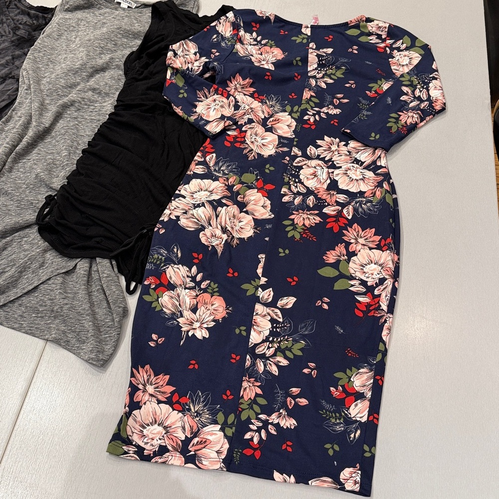 Floral And Solid Dresses Bundle - image 3